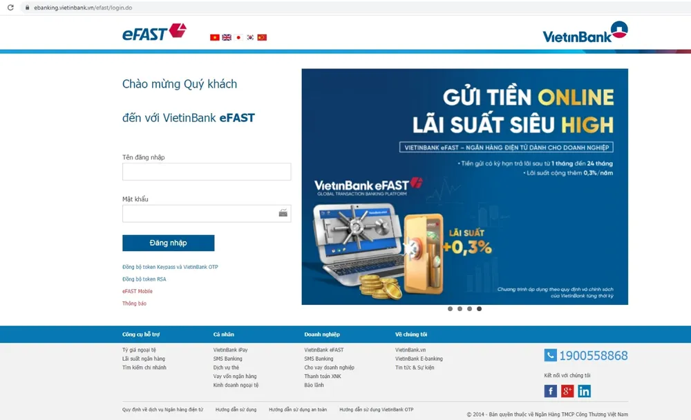 Với tính năng vượt trội cùng nhiều ưu đãi, VietinBank eFAST đã và đang trở thành sự lựa chọn hàng đầu của các KHDN