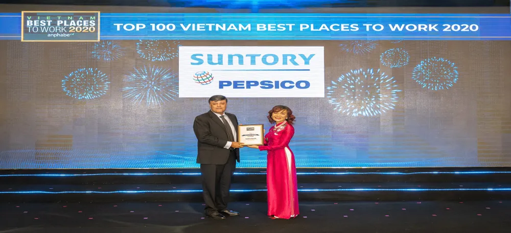Suntory PepsiCo nhiều năm liền nhận danh hiệu công ty đồ uống không cồn uy tín nhất Việt Nam và nằm trong top nơi làm việc tốt nhất Việt Nam