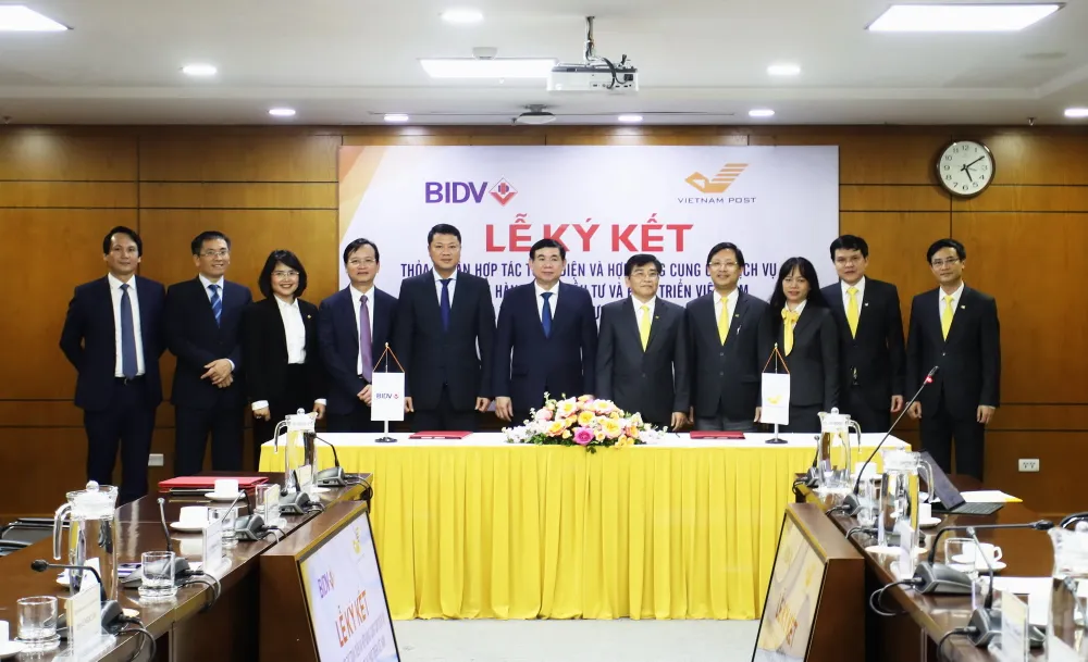BIDV và Vietnam Post ký kết thỏa thuận hợp tác toàn diện ảnh 1