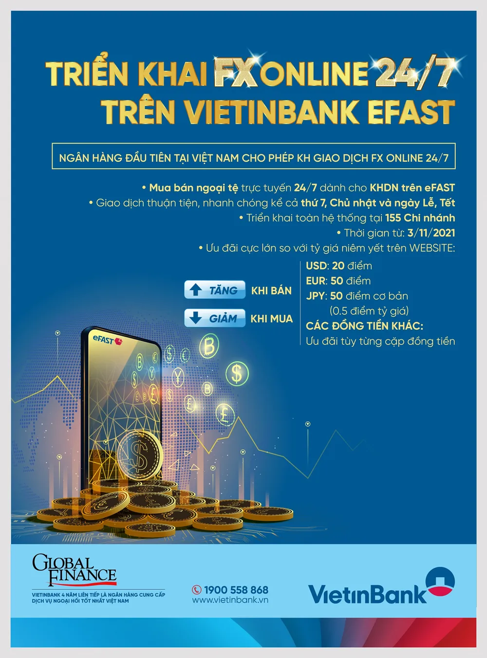 VietinBank - Ngân hàng đi đầu về cung cấp dịch vụ mua - bán ngoại tệ trực tuyến tại Việt Nam ảnh 1