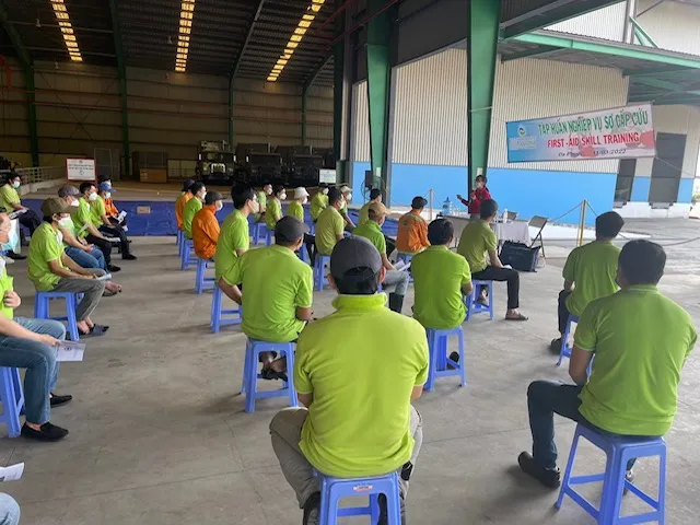 Huấn luyện an toàn lao động cho cán bộ, công nhân viên VWS ảnh 2