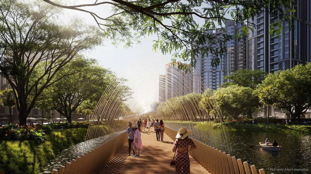 Vịnh tình yêu: Nơi hẹn hò lý tưởng tại downtown mới của TPHCM ảnh 1