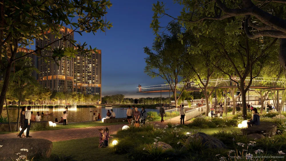 Vịnh tình yêu: Nơi hẹn hò lý tưởng tại downtown mới của TPHCM ảnh 3