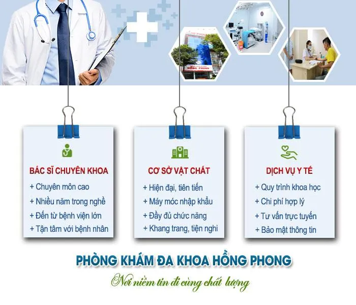 Phòng Khám Đa khoa Hồng Phong quận 5: Nơi chăm sóc sức khoẻ uy tín, chất lượng cao ảnh 1