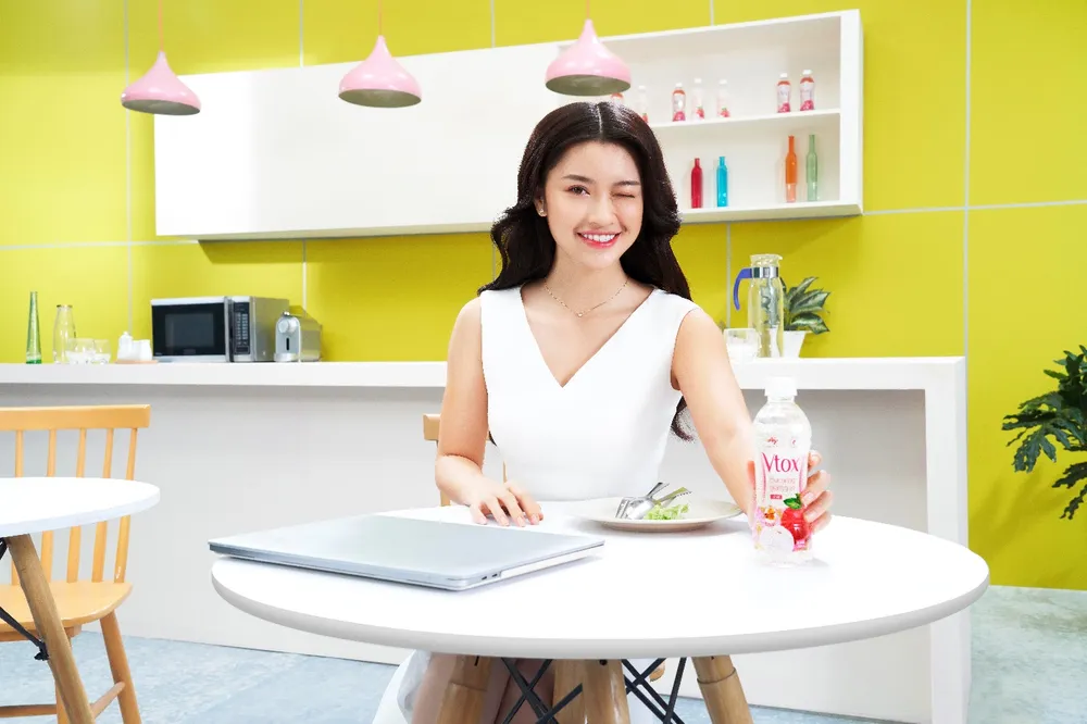 Ajinomoto Việt Nam “trình làng” thức uống giấm gạo Vtox vị trái cây và mật ong ảnh 2