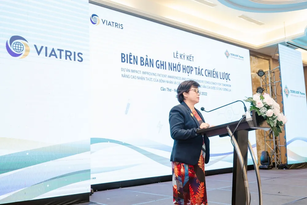 Viatris hợp tác với Trung Sơn Pharma trong việc nâng cao năng lực tư vấn và quản lý các bệnh không lây nhiễm của dược sỹ nhà thuốc ảnh 2