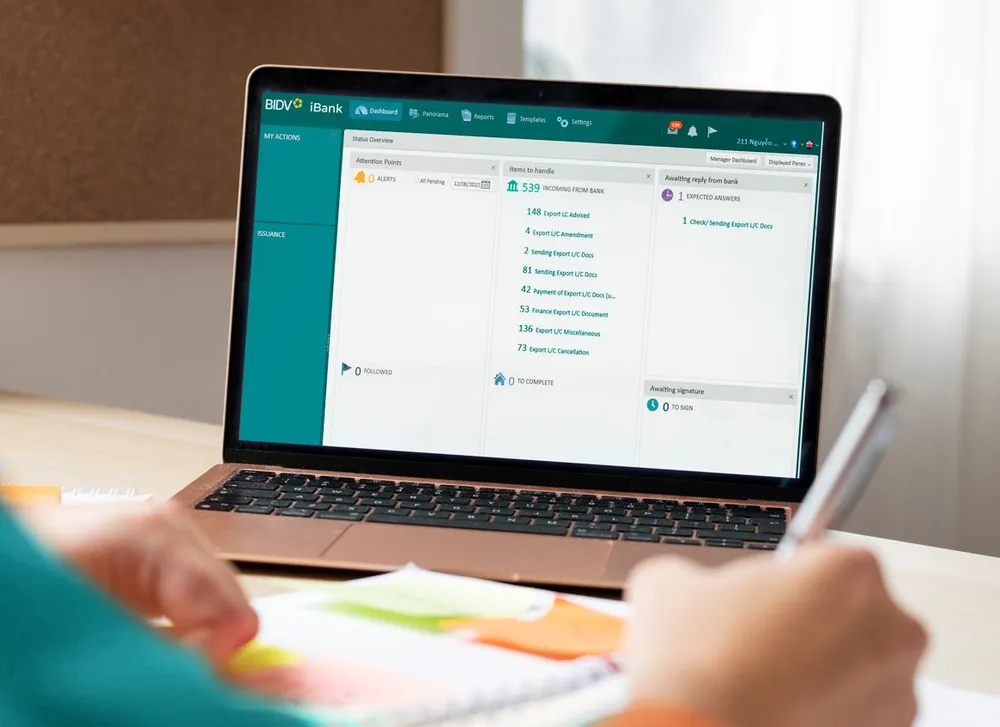 Các giao dịch trên BIDV iBank đều được thực hiện thông suốt, nhanh chóng, thuận tiện cho doanh nghiệp