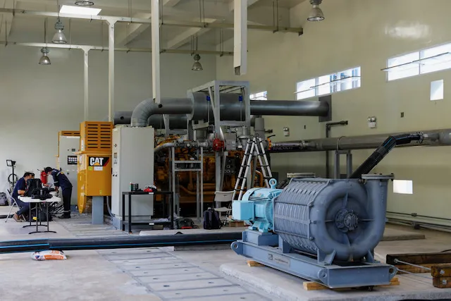 Đây là nhà máy đốt khí thu từ khu xử lý rác để phát điện. Số lượng điện thu được từ đốt khí VWS sử dụng nội bộ, số điện còn dư trong thời gian tới sẽ được hòa vào lưới điện quốc gia