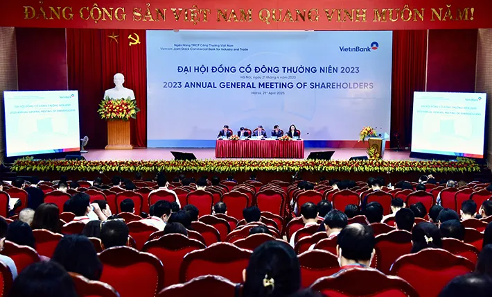 Toàn cảnh ĐHĐCĐ thường niên VietinBank năm 2023
