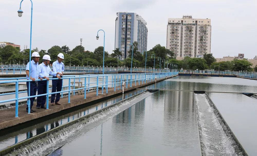 Ngành nước TPHCM thực hiện nhiều biện pháp để cung cấp nước sạch đến người dân trong điều kiện biến đổi khí hậu như hiện nay