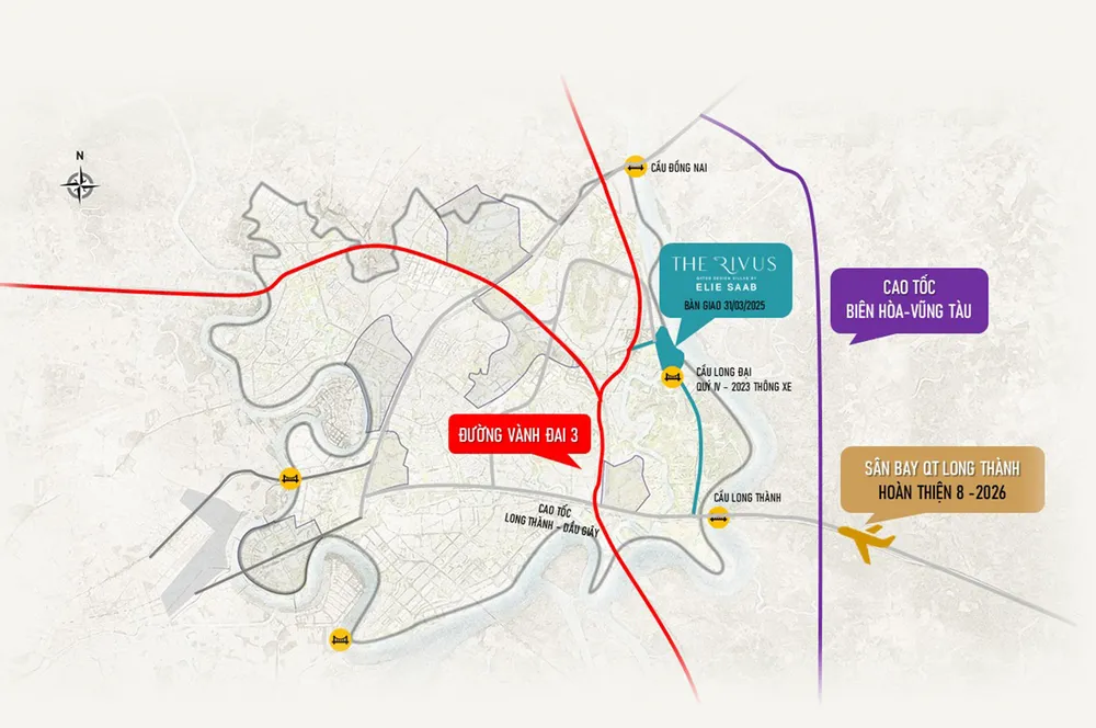 Vị trí “siêu kết nối” của The Rivus