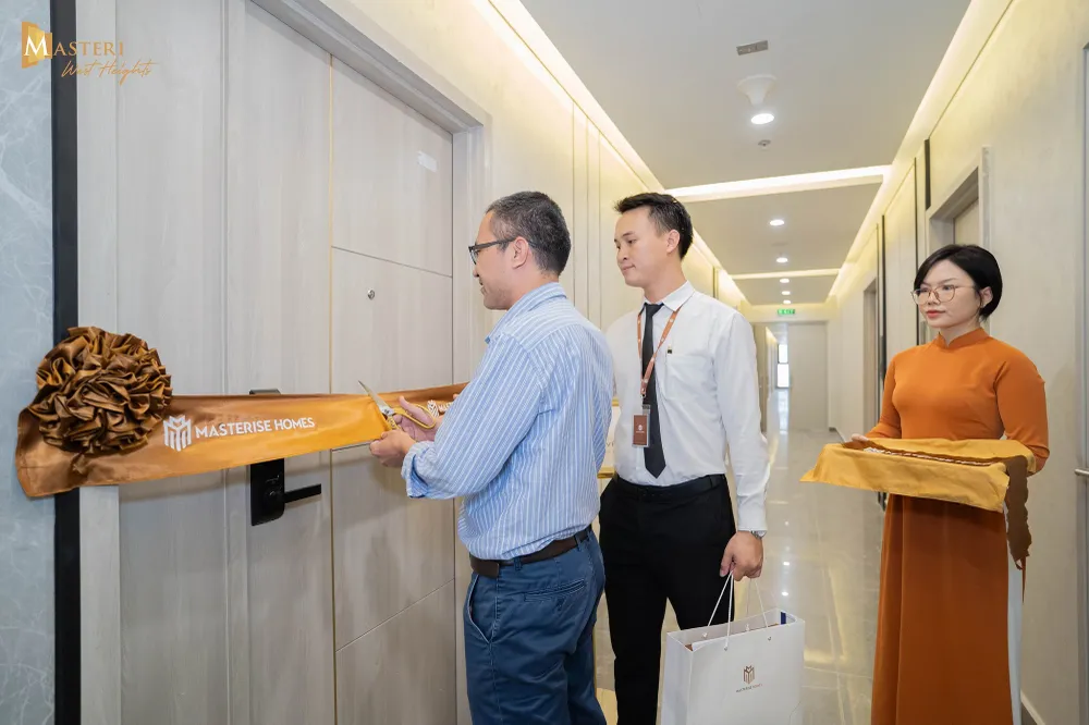 Dự án Masteri West Heights đã chào đón những khách hàng đầu tiên nhận bàn giao