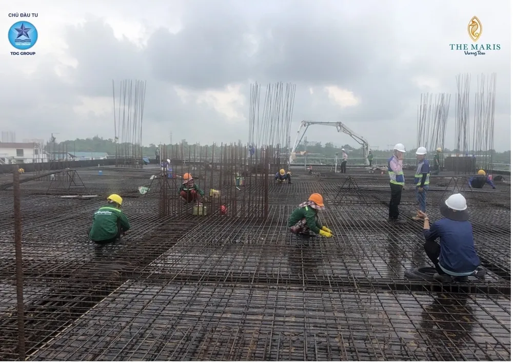 Dự án The Maris Vũng Tàu đang thi công và cam kết bàn giao đúng tiến độ