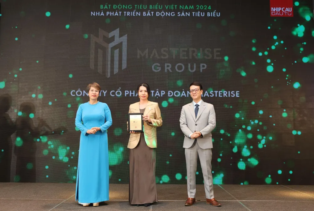 Masterise lần thứ 4 liên tiếp khẳng định vị thế “Nhà phát triển BĐS tiêu biểu”