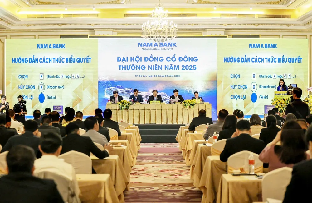 Đại hội đồng cổ đông thường niên Nam A Bank ngày 28-3-2025