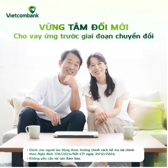 Vietcombank đồng hành cùng người lao động với giải pháp tài chính thiết thực