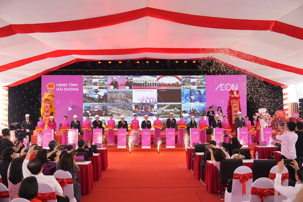 Nghi thức khởi công dự án TTTM AEON Hải Dương