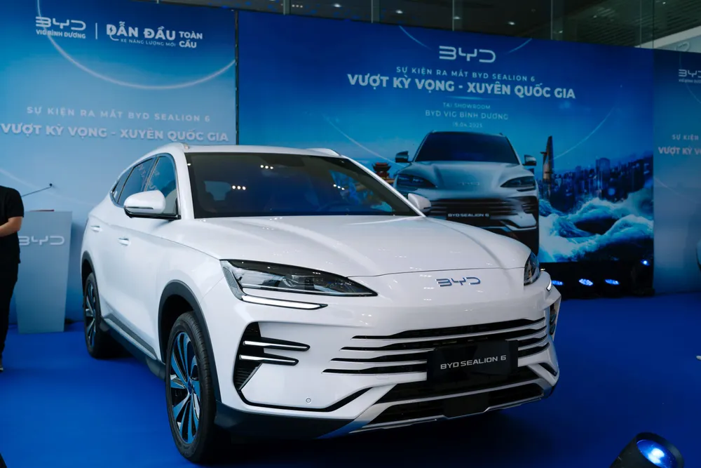 BYD Selion 6 được trưng bày tại sự kiện