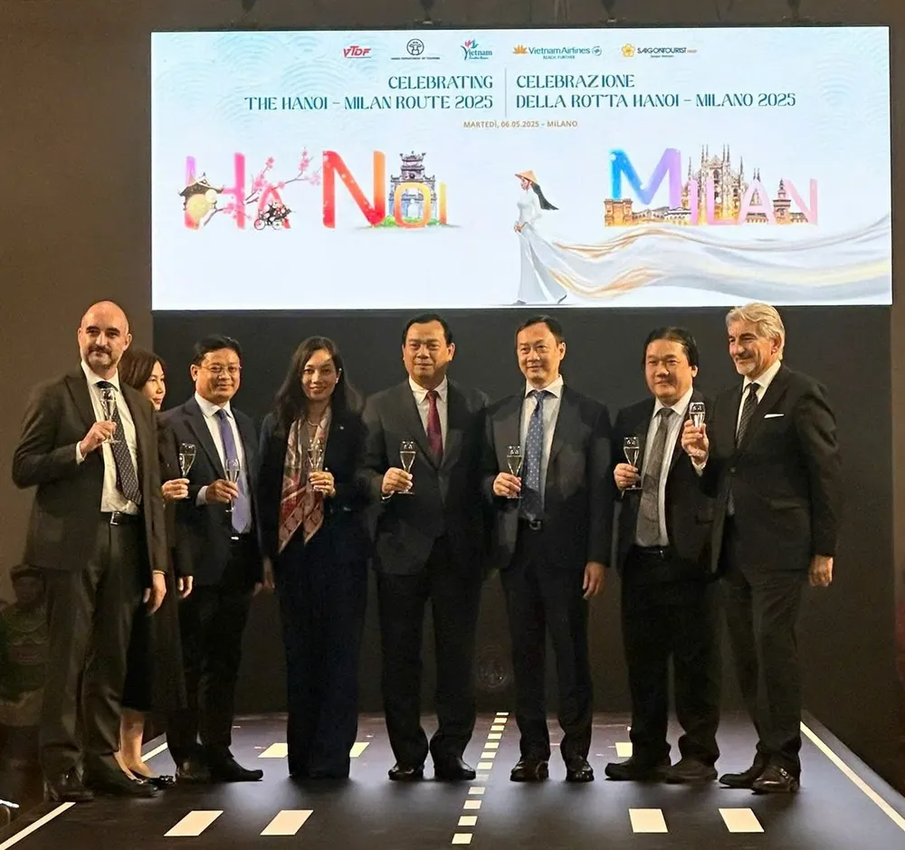 Saigontourist Group, Vietnam Airlines xúc tiến du lịch Việt Nam tại châu Âu – Milan 2025