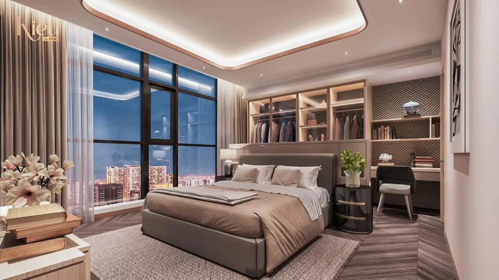 Các căn hộ đều có view đẹp với tầm nhìn thoáng đãng, nội thất hiện đại