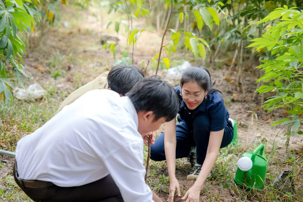 Vietcap trao tặng 6.000 cây tại rừng phòng hộ Dầu Tiếng