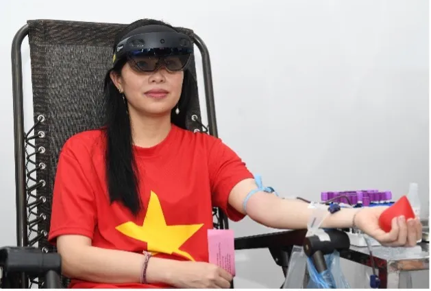 Công nghệ thực tế ảo tích hợp giúp người hiến máu giảm căng thẳng