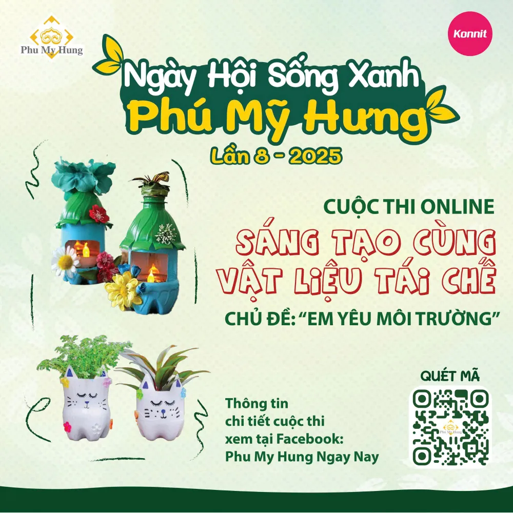 Phú Mỹ Hưng phát động Cuộc thi “Sáng tạo cùng vật liệu tái chế” dành cho thiếu nhi