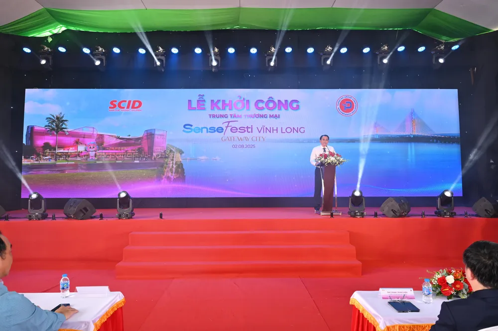 Lễ khởi công Trung tâm thương mại SenseFesti Vĩnh Long