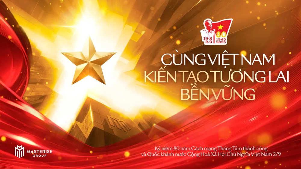 Masterise Group đồng hành chiến dịch quốc gia, tiếp sức và lan tỏa tinh thần yêu nước nhân dịp 80 năm Quốc khánh 2-9