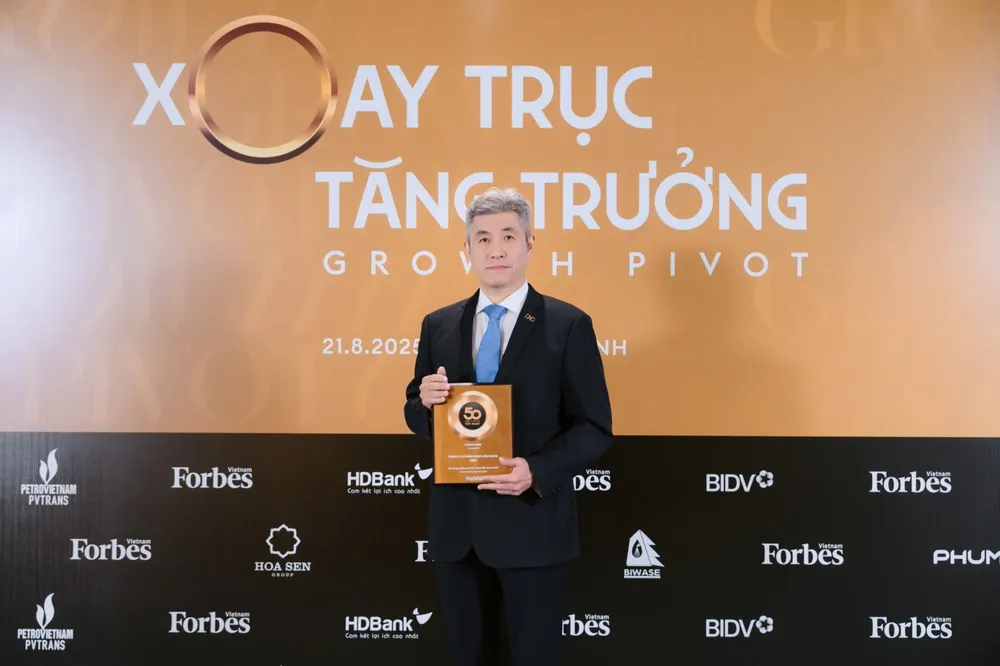 DHG Pharma nhận danh hiệu “Top 50 Công ty niêm yết tốt nhất Việt Nam 2025” vào ngày 21-8-2025