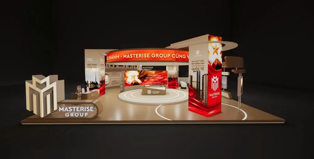 Masterise Group là một trong 20 doanh nghiệp tư nhân tiêu biểu được lựa chọn để góp mặt tại Triển lãm Thành tựu Đất nước 2025. Ảnh: MASTERISE GROUP