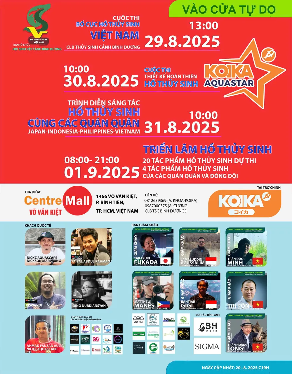 Lần đầu tiên Việt Nam đăng cai sự kiện thủy sinh quốc tế