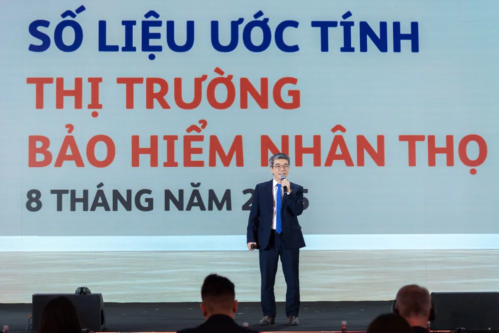 Ông Ngô Trung Dũng , Phó Tổng Thư ký Hiệp hội Bảo hiểm Việt Nam chia sẻ tại sự kiện.jpg