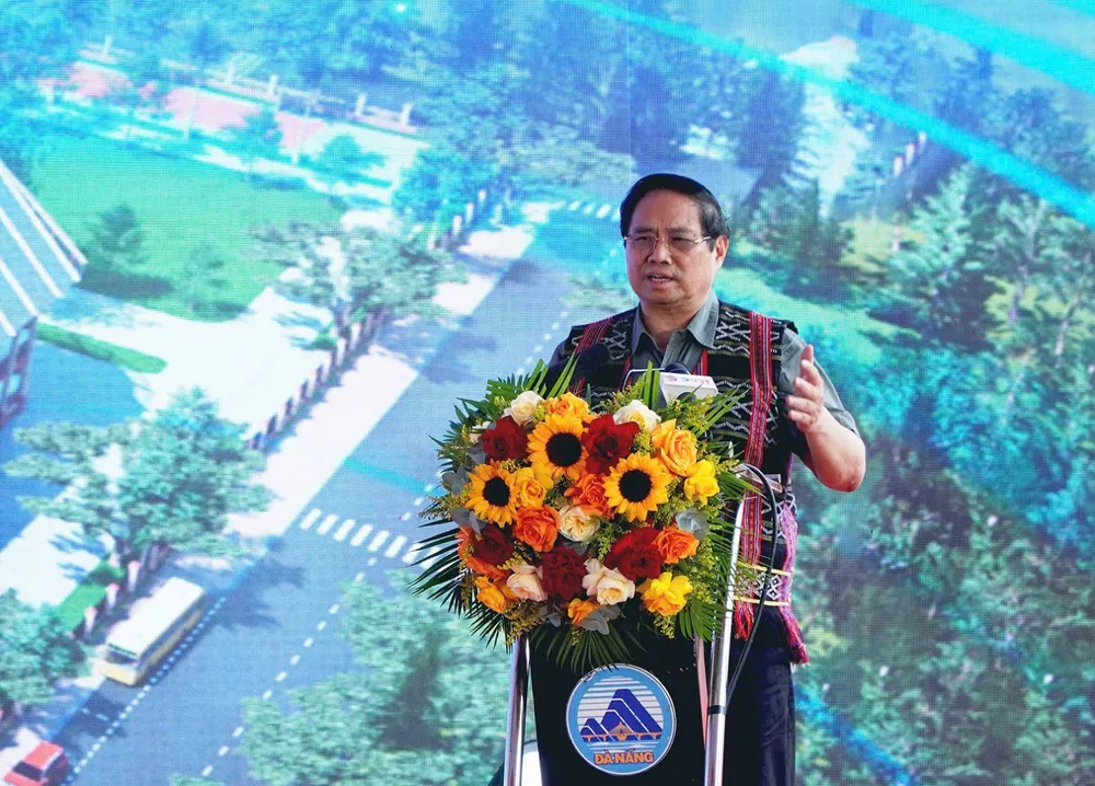 Thủ tướng Chính phủ Phạm Minh Chính phát biểu tại buổi lễ