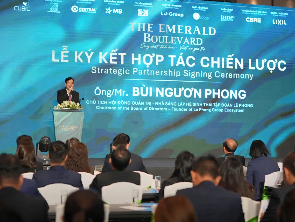 Lê Phong Group ký kết hợp tác chiến lược phát triển dự án The Emerald Boulevard