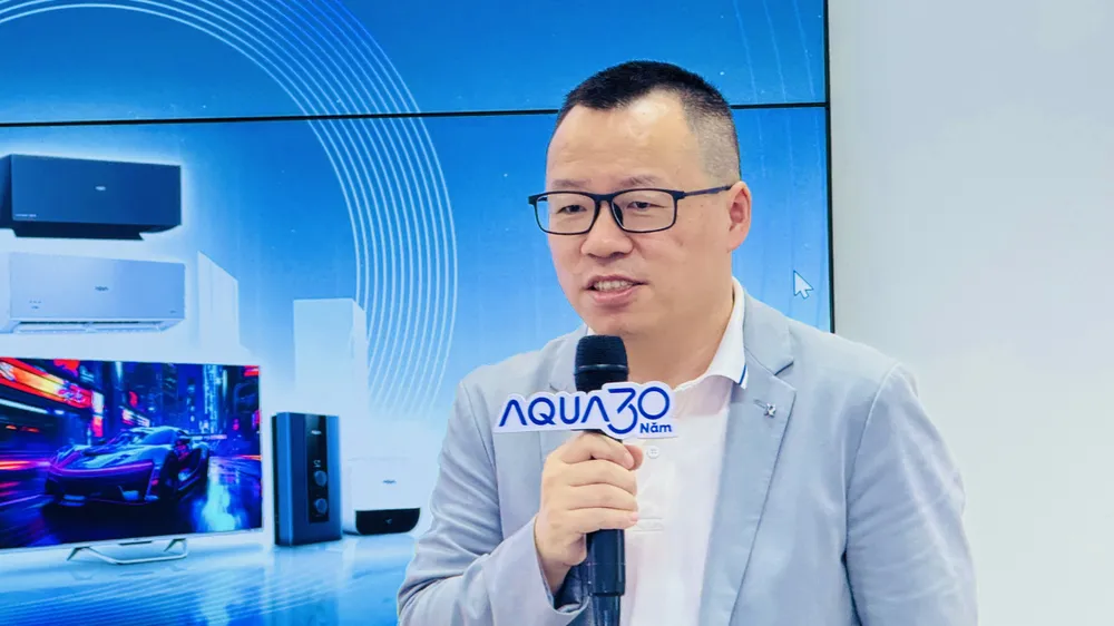 Ông Fan Guofeng, Tổng Giám đốc AQUA Việt Nam chia sẻ về hành trình 30 năm phát triển