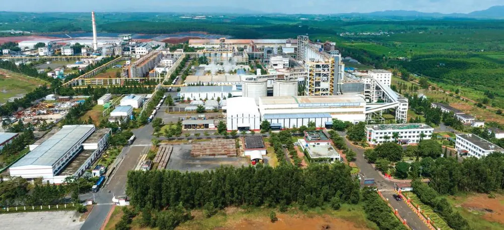 Toàn cảnh nhà máy alumin Lâm Đồng