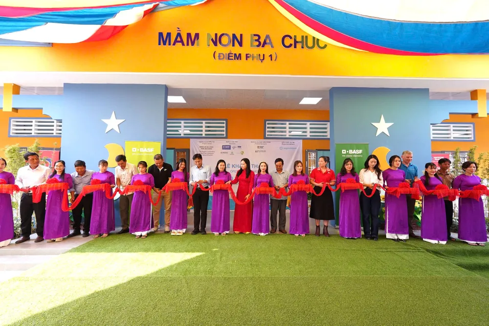 BASF Việt Nam và đối tác hoàn thành dự án hỗ trợ trường học tại An Giang