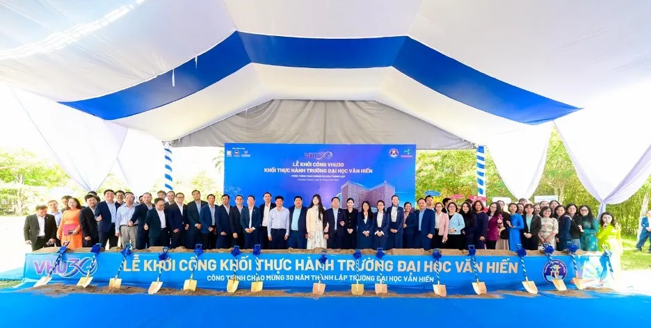 Lễ khởi công VHU30: Khối Thực hành trường Đại học Văn Hiến