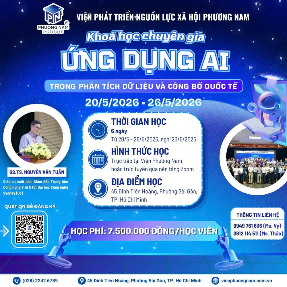 Khóa học chuyên gia Ứng dụng AI