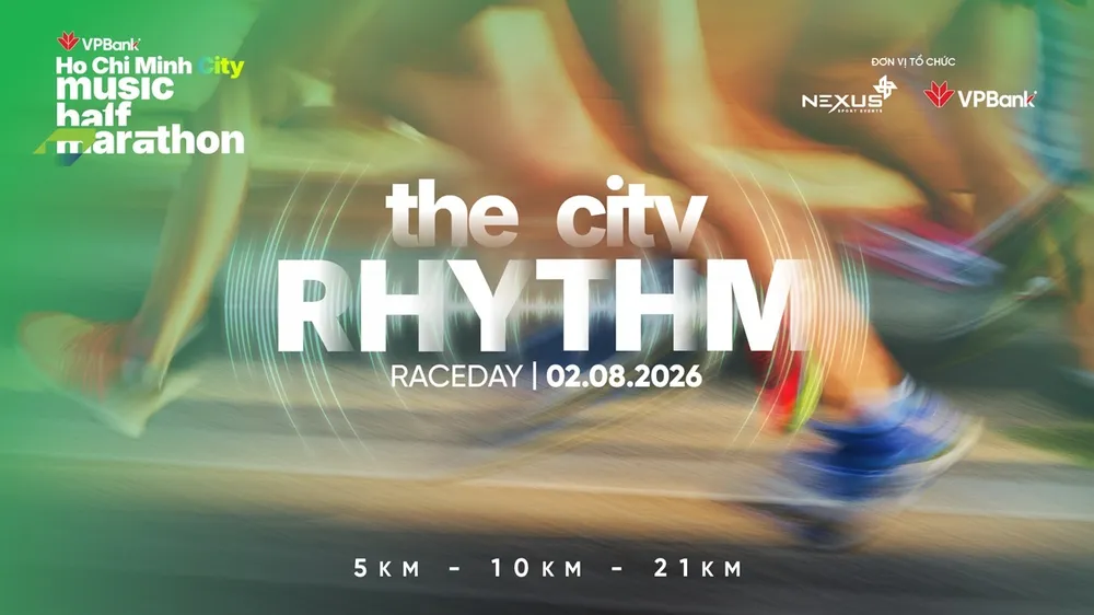 Giải chạy VPBank Ho Chi Minh City Music Half Marathon 2026 được chính thức tổ chức vào ngày 2-8-2026