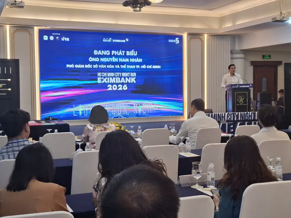 Lễ công bố Giải chạy đêm TPHCM Eximbank lần thứ 5 năm 2026