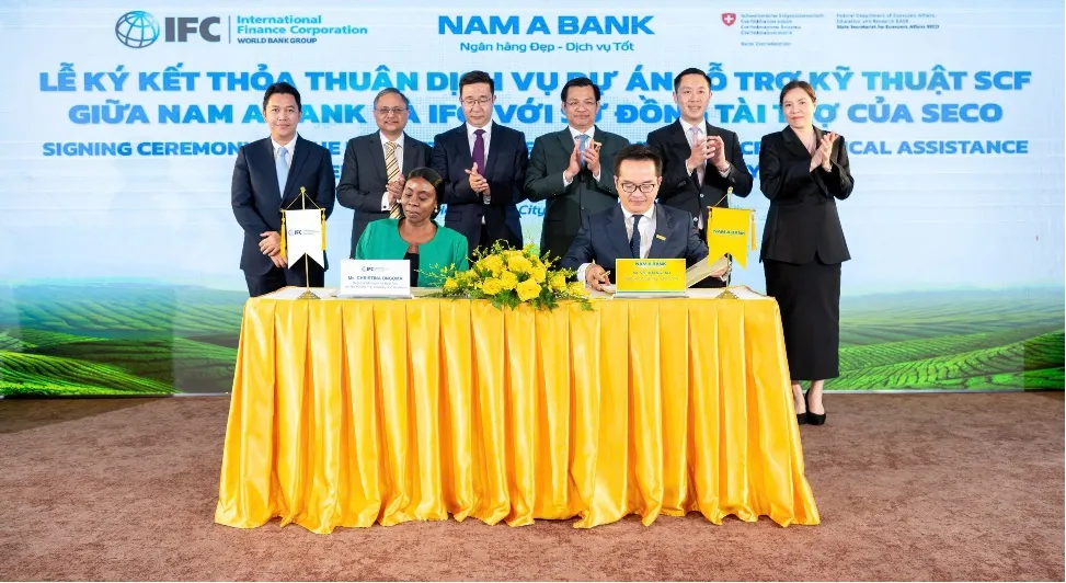 Lãnh đạo Nam A Bank và IFC ký kết thỏa thuận Hỗ trợ kỹ thuật Tài trợ Chuỗi Cung ứng