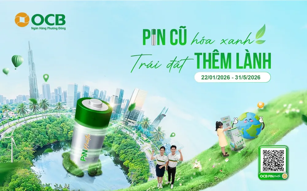 Chiến dịch OCB Pin Hunter đưa tinh thần sống xanh chạm đến nhiều thế hệ