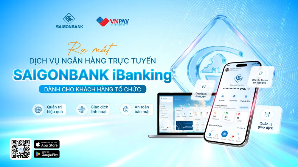 Ra mắt dịch vụ SAIGONBANK iBanking dành cho khách hàng tổ chức