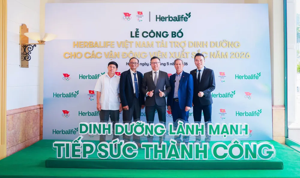 Herbalife Việt Nam tiếp tục tài trợ sản phẩm dinh dưỡng cho vận động viên xuất sắc năm 2026