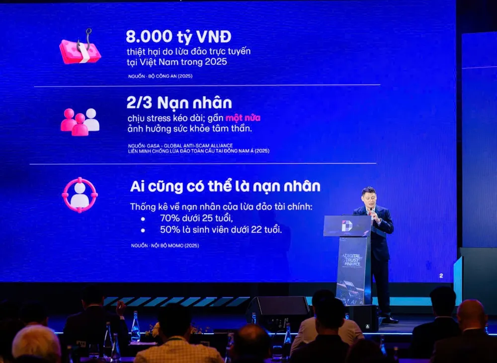 Ông Nguyễn Mạnh Tường chia sẻ tại Diễn đàn Digital Trust in Finance 2026