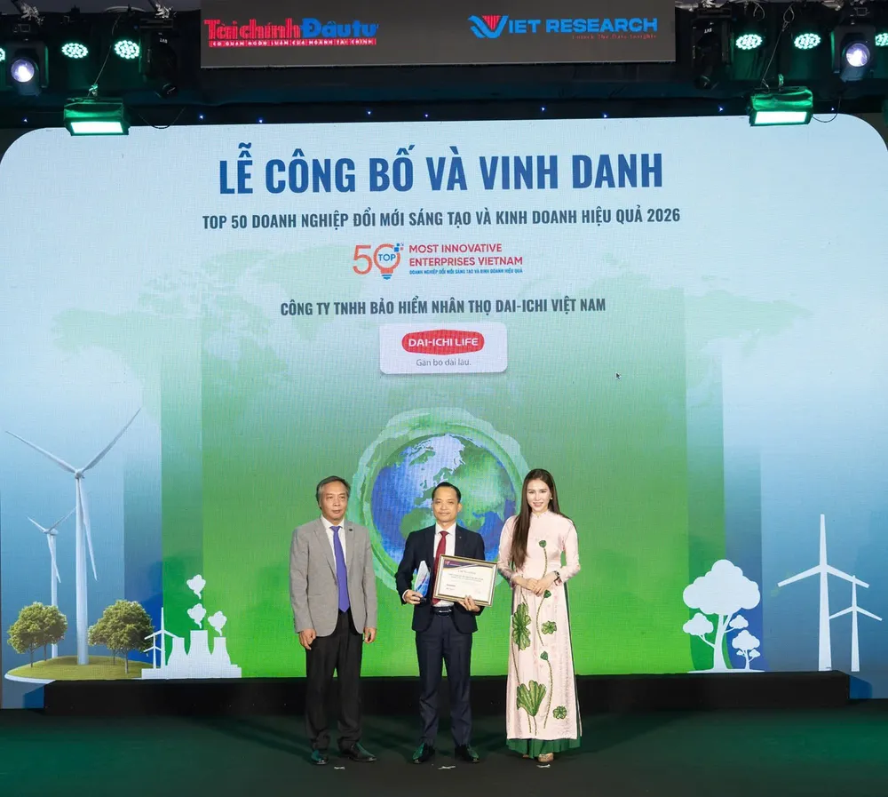 Dai-ichi Life Việt Nam nhận 4 giải thưởng uy tín tại Diễn đàn Doanh nghiệp Việt Nam 2026