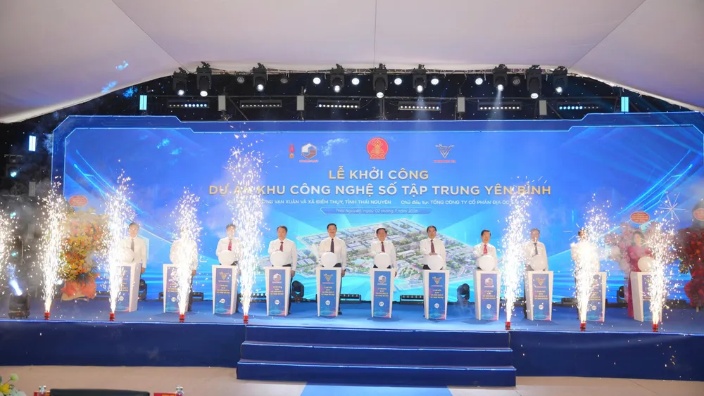 Hơn 3.500 tỷ đồng khởi công "Tổ hợp công nghệ đô thị tiên phong" tại Thái Nguyên
