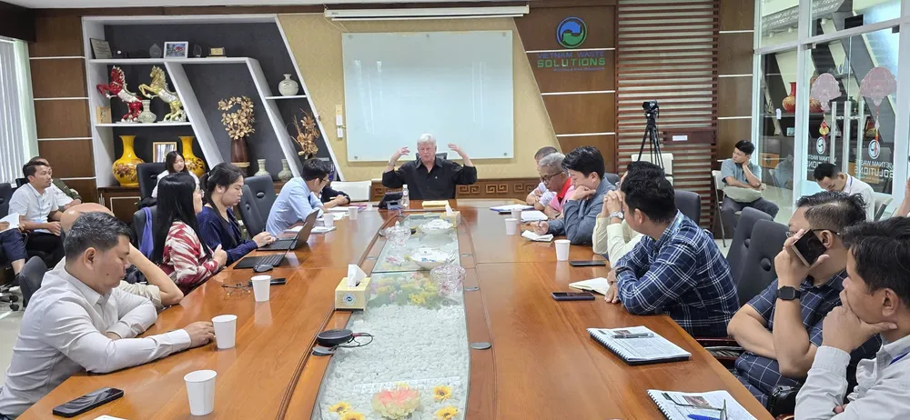 VWS đã đón đoàn khách quốc tế đặc biệt đến tham quan và tìm hiểu thực tế tại Khu liên hợp xử lý chất thải Đa Phước